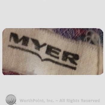 Clothing label : Myer.