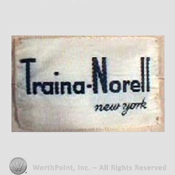 Clothing label : Norman Norell.