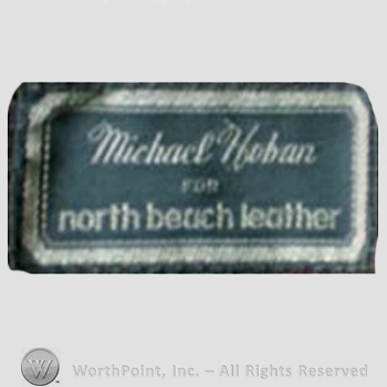 Clothing label : North Beach Leather.