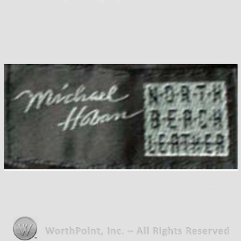 Clothing label : North Beach Leather.