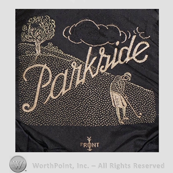 Clothing label : Novelty Label. Parkside.