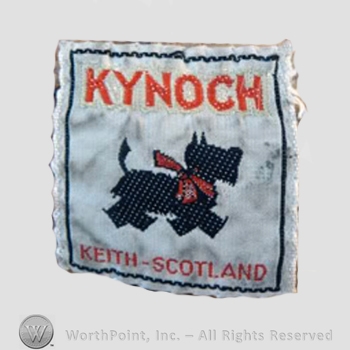 Clothing label : Novelty Label. Kynoch Keith-Scotland.