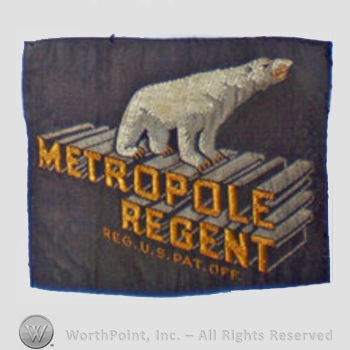 Clothing label : Novelty Label. Metropole Regent.