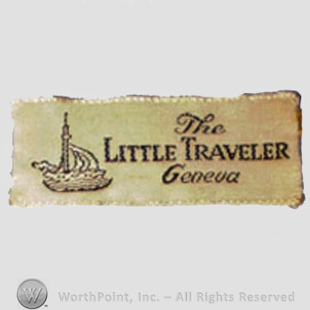 Clothing label : Novelty Label. The Little Traveler Geneva.