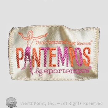 Clothing label : Novelty Label. Pantempos.