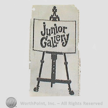 Clothing label : Novelty Label. Junior Gallery.