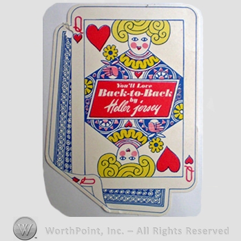 Clothing label : Novelty Label. You'll Love Back-to-Back by Hellen Jersey.