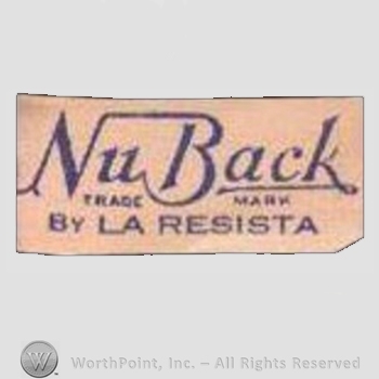 Clothing label : Nu Back.