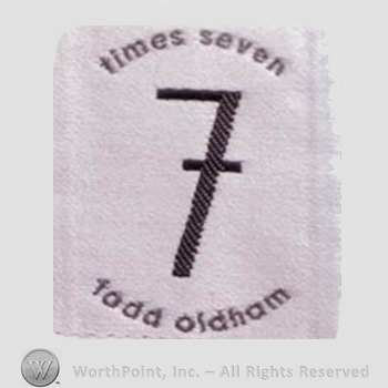 Clothing label : Todd Oldham.