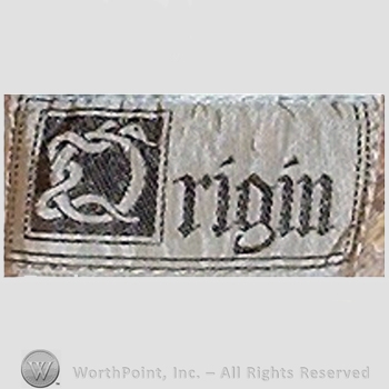 Clothing label : Origin.