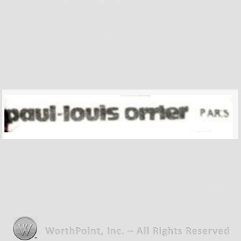 Clothing label : Paul-Louis Orrier.