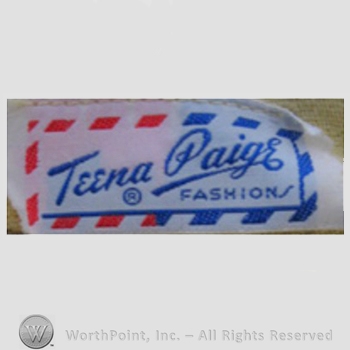 Clothing label : Teena Paige.