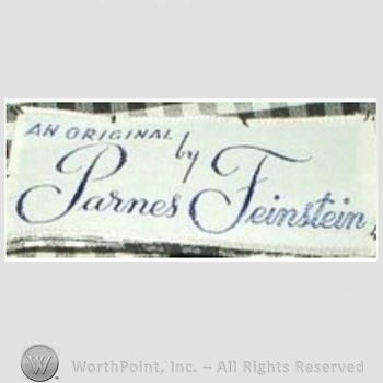 Clothing label : Parnes Feinstein.