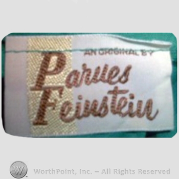 Clothing label : Parnes Feinstein.