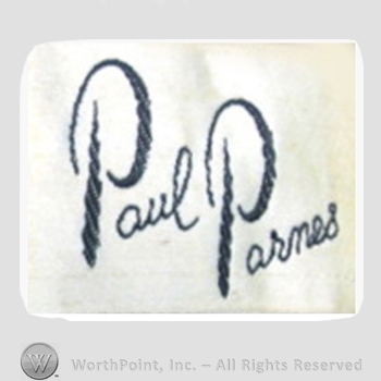 Clothing label : Paul Parnes.