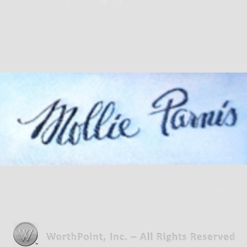 Clothing label : Mollie Parnis.