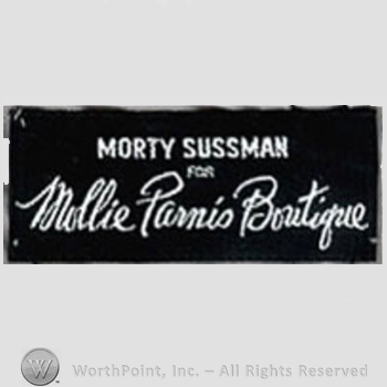 Clothing label : Mollie Parnis.