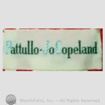 Clothing label : Pattullo - Jo Copeland.