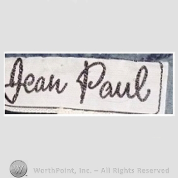 Clothing label : Jean Paul.