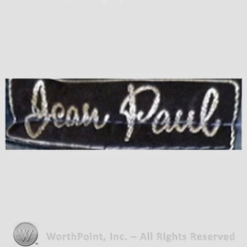 Clothing label : Jean Paul.