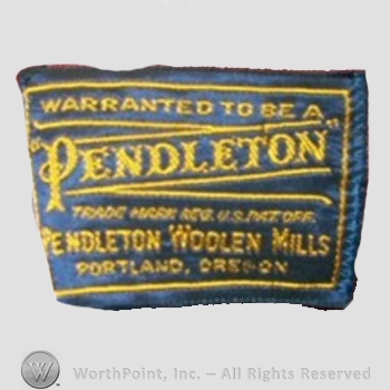 Clothing label : Pendleton.