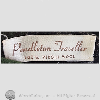 Clothing label : Pendleton.