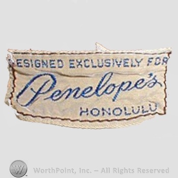 Clothing label : Penelope's.
