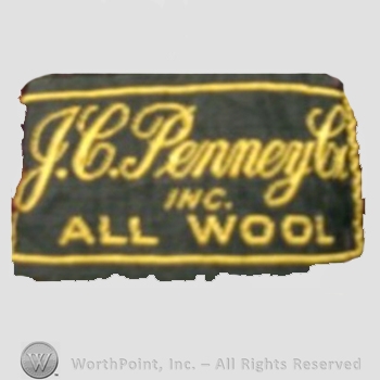 Clothing label : J.C. Penney.