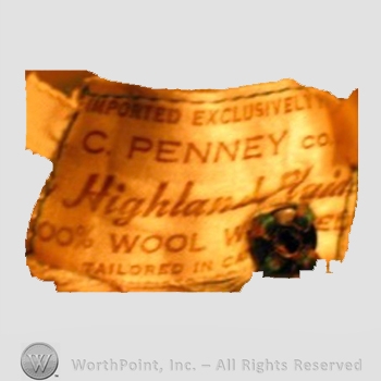 Clothing label : J.C. Penney.