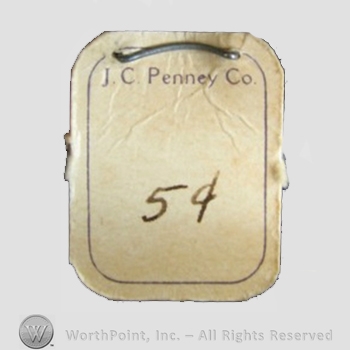 Clothing label : J.C. Penney.
