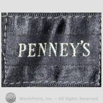 Clothing label : J.C. Penney.