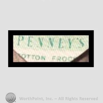 Clothing label : J.C. Penney.