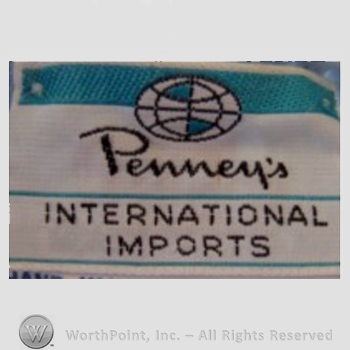 Clothing label : J.C. Penney.