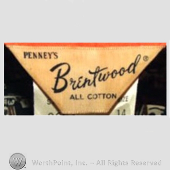 Clothing label : J.C. Penney.