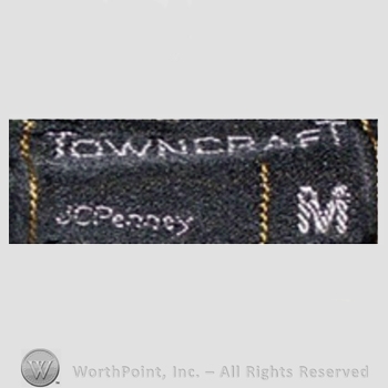 Clothing label : J.C. Penney.