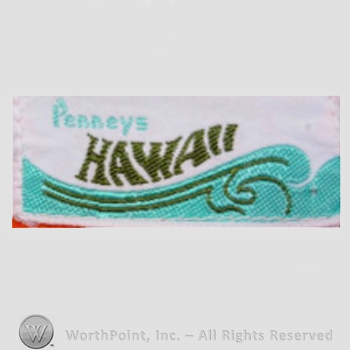 Clothing label : J.C. Penney.