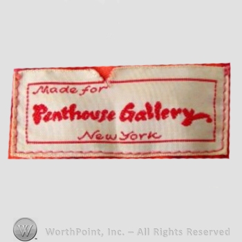Clothing label : Penthouse Gallery.