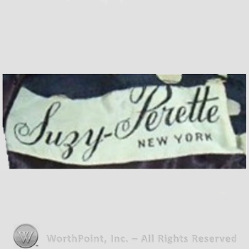 Clothing label : Suzy Perette.