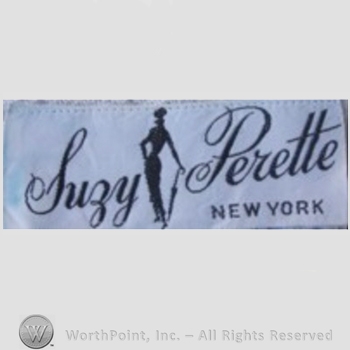 Clothing label : Suzy Perette.