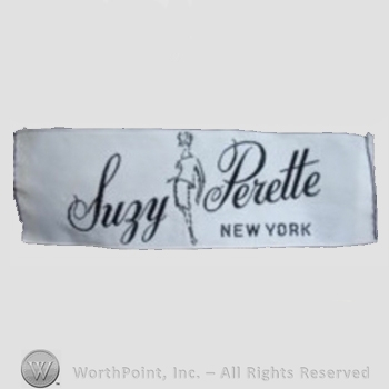 Clothing label : Suzy Perette.