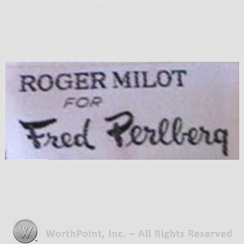 Clothing label : Fred Perlberg.