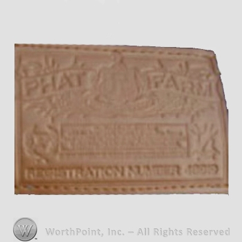 Clothing label : Phat Farm.