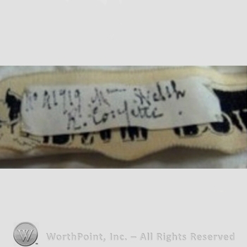 Clothing label : Paul Poiret.