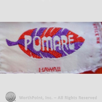 Clothing label : Pomare.