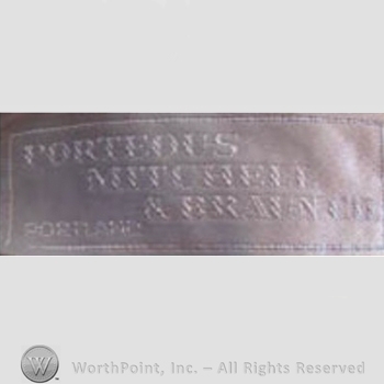 Clothing label : Porteous, Mitchell, and Braun Co.