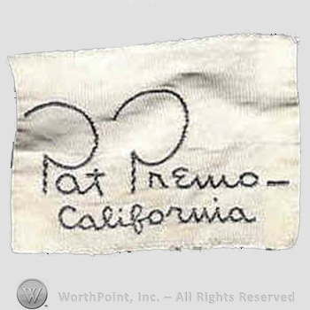 Clothing label : Pat Premo.