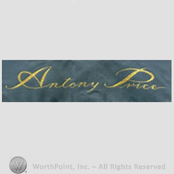 Clothing label : Antony Price.