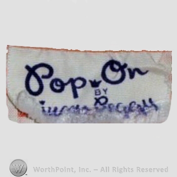 Clothing label : Princess Peggy.