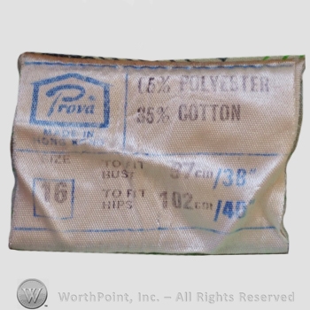 Clothing label : Prova.