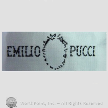 Clothing label : Emilio Pucci.